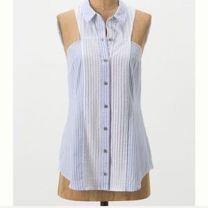 Anthropologie -MAEVE Paneled Shell Tank Top